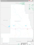 Golden Valley County, MT Digital Map Premium Style